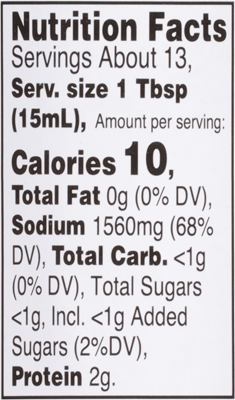 nutrition facts