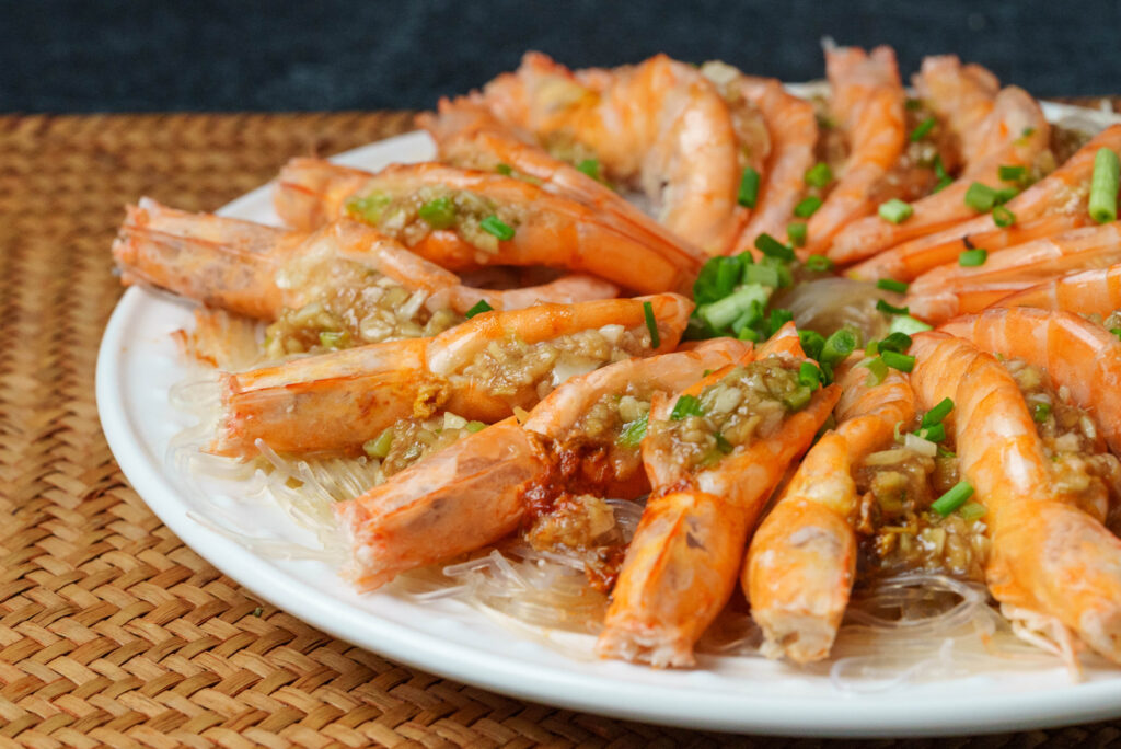 Image for Steamed Garlic Shrimp on Vermicelli