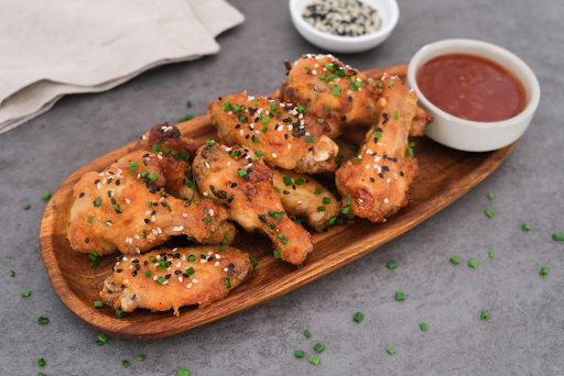 Image for Air-fried Karaage Chicken Wings with Sweet Chili Sauce