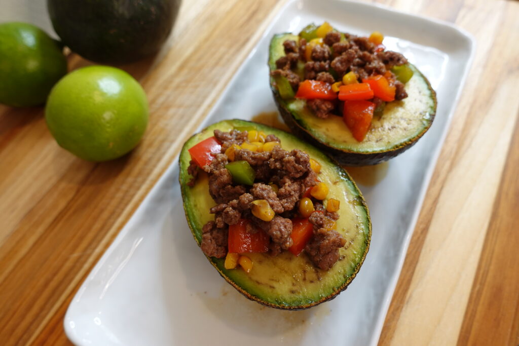 Image for Grilled Avocado with Beef and Vegetables