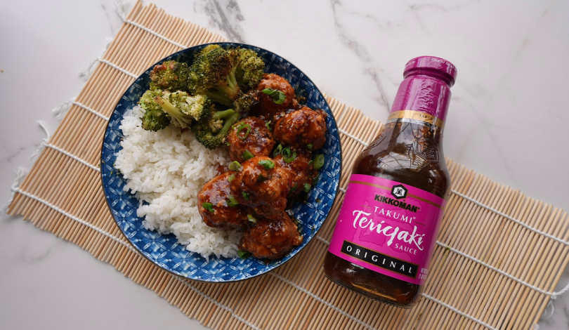 Image for Cheese-Stuffed Teriyaki Turkey Meatballs