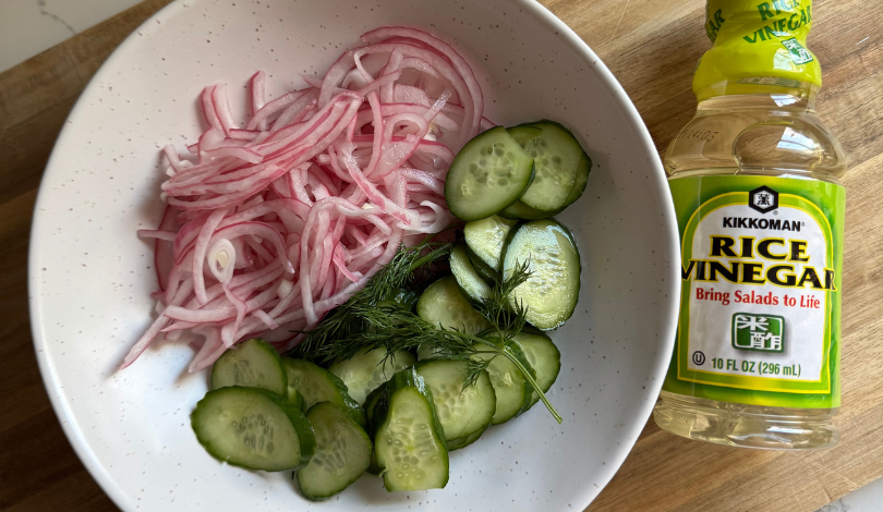 Image for Pickled Red Onions & Cucumbers