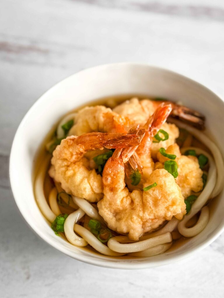 Image for Hontsuyu Tempura Udon Noodle Soup with Fried Shrimp