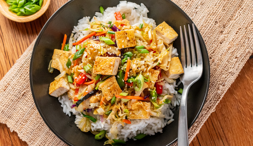 Image for Tofu Eggroll in a Bowl