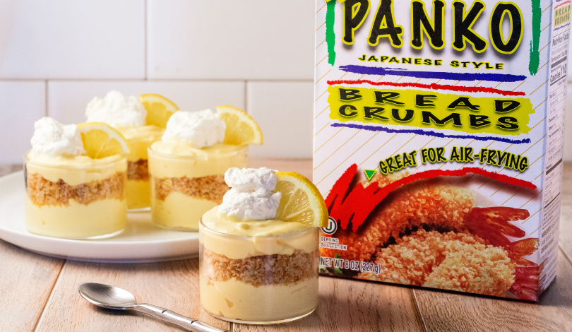 Image for Lemon Pudding Cups with Panko Crumble Layers