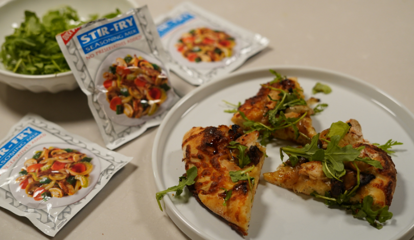 Image for Stir Fry Seasoned Mushroom & Caramelized Onion Pizza