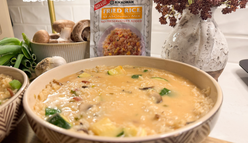 Image for Creamy Miso Fried Rice Soup