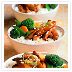 Image for Chicken Teriyaki Rice Bowl Tazon De Arroz Con Pollo Teriyaki