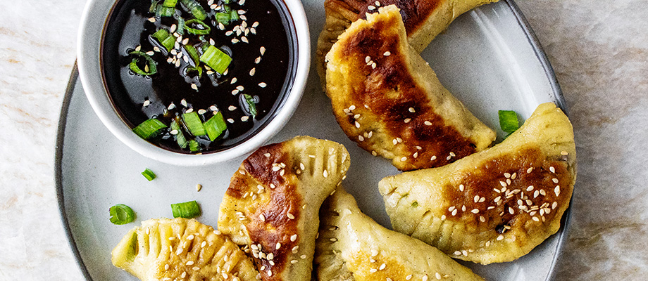 Image for Dumplings sin gluten de repollo y camarón
